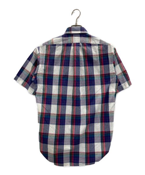 POLO RALPH LAUREN（ポロ・ラルフローレン）POLO RALPH LAUREN (ポロ・ラルフローレン) 90s B.D. S/S BLAKE CHECK SHIRTS ネイビー サイズ:SIZE Sの古着・服飾アイテム