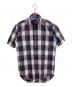 POLO RALPH LAUREN（ポロ・ラルフローレン）の古着「90s B.D. S/S BLAKE CHECK SHIRTS」｜ネイビー