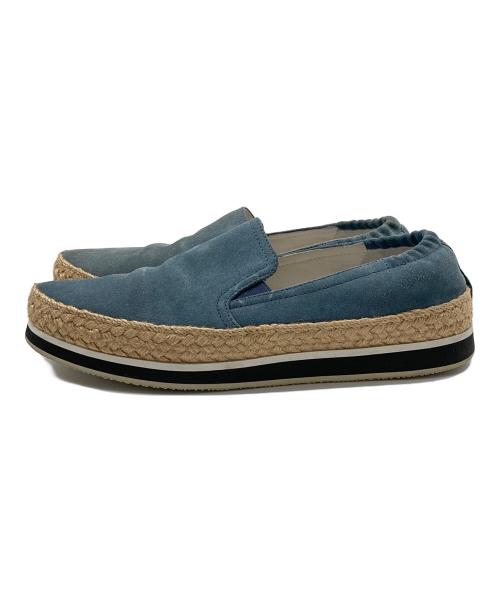 PRADA SPORTS（プラダスポーツ）PRADA SPORTS (プラダスポーツ) エスパドリーユ ブルー サイズ:37の古着・服飾アイテム