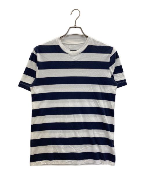 Maison Margiela（メゾンマルジェラ）Maison Margiela (メゾンマルジェラ) Pack T-shirts border ネイビー サイズ:XSの古着・服飾アイテム