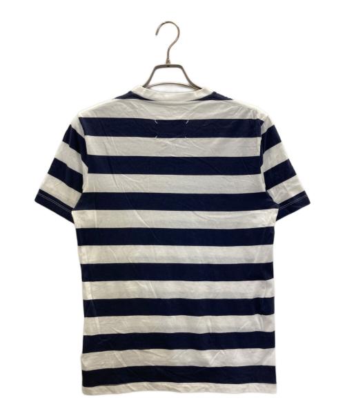 Maison Margiela（メゾンマルジェラ）Maison Margiela (メゾンマルジェラ) Pack T-shirts border ネイビー サイズ:XSの古着・服飾アイテム