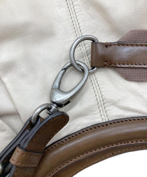 MARNI（マルニ）MARNI (マルニ) レザーショルダーバッグ ベージュの古着・服飾アイテム