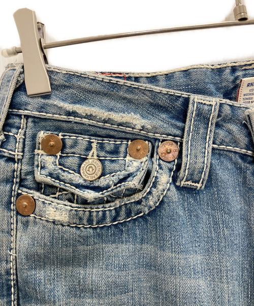 TRUE RELIGION（トゥルー レリジョン）TRUE RELIGION (トゥルー レリジョン) デニムパンツ インディゴ サイズ:71㎝（ｗ28）の古着・服飾アイテム