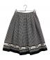 M'S GRACY（エムズグレイシー）の古着「千鳥柄スカート」｜ブラック