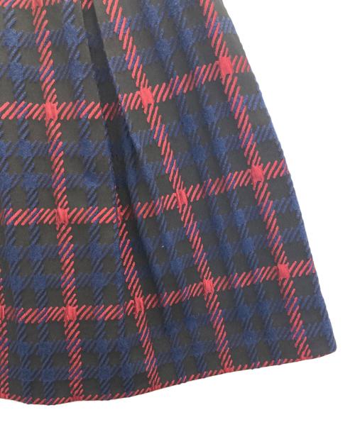 M'S GRACY（エムズグレイシー）M'S GRACY (エムズグレイシー) チェックスカート ネイビー サイズ:38の古着・服飾アイテム