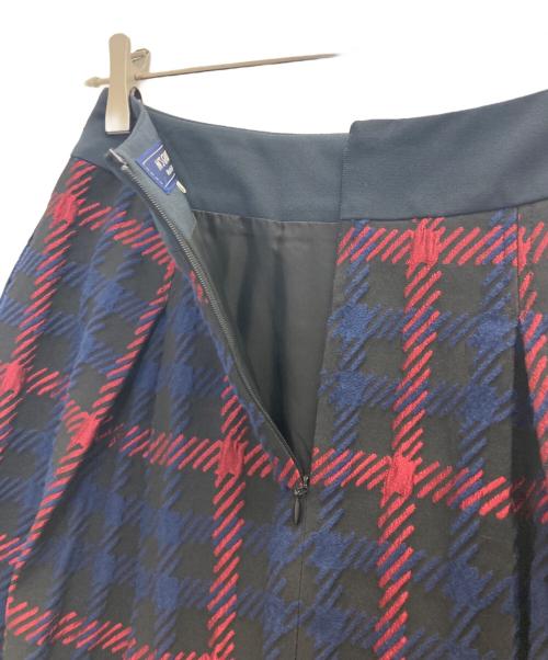 M'S GRACY（エムズグレイシー）M'S GRACY (エムズグレイシー) チェックスカート ネイビー サイズ:38の古着・服飾アイテム
