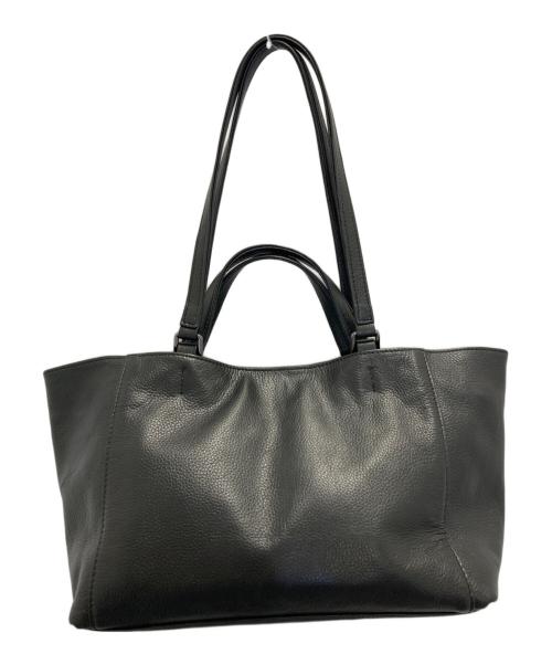 ear PAPILLONNER（イアパピヨネ）ear PAPILLONNER (イアパピヨネ) 2ハンドルトートバッグSサイズ ブラックの古着・服飾アイテム