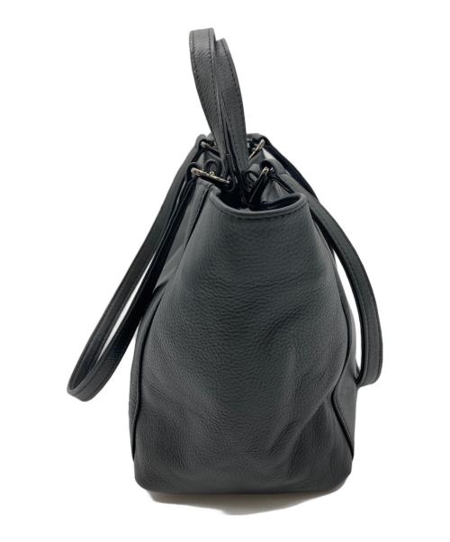 ear PAPILLONNER（イアパピヨネ）ear PAPILLONNER (イアパピヨネ) 2ハンドルトートバッグSサイズ ブラックの古着・服飾アイテム