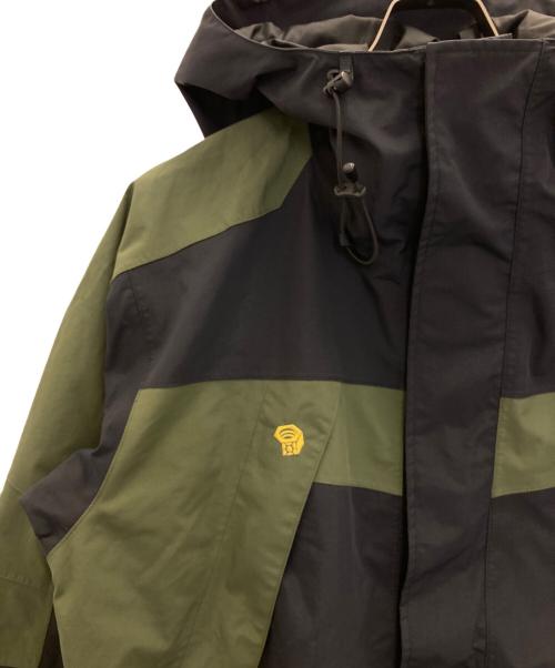 MOUNTAIN HARD WEAR（マウンテンハードウェア）MOUNTAIN HARD WEAR (マウンテンハードウェア) パラダイムジャケット ブラック×グリーン サイズ:Mの古着・服飾アイテム