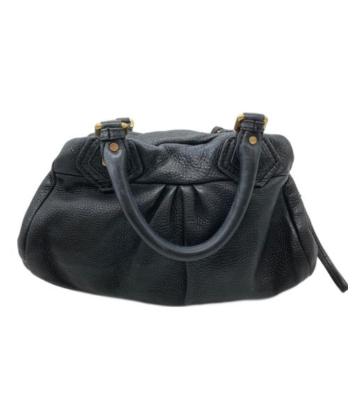 Marc by Marc Jacobs（マークバイマークジェイコブス）Marc by Marc Jacobs (マークバイマークジェイコブス) レザーショルダーバッグ ブラックの古着・服飾アイテム