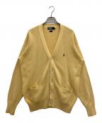 POLO RALPH LAURENポロ・ラルフローレン）の古着「90s cotton knit cardigan」｜イエロー