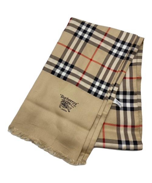 BURBERRY LONDON（バーバリーロンドン）BURBERRY LONDON (バーバリーロンドン) ノバチェックシルクストール ベージュの古着・服飾アイテム