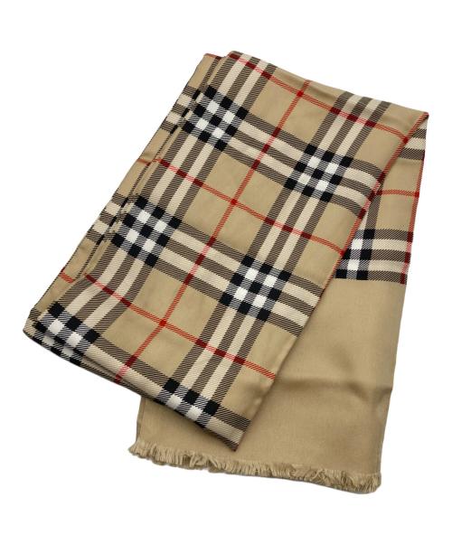 BURBERRY LONDON（バーバリーロンドン）BURBERRY LONDON (バーバリーロンドン) ノバチェックシルクストール ベージュの古着・服飾アイテム