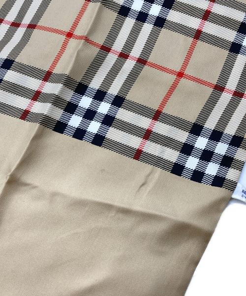 BURBERRY LONDON（バーバリーロンドン）BURBERRY LONDON (バーバリーロンドン) ノバチェックシルクストール ベージュの古着・服飾アイテム