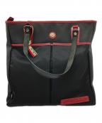 Orobiancoオロビアンコ）の古着「レザーコンビヘルメットバッグ」｜ブラック