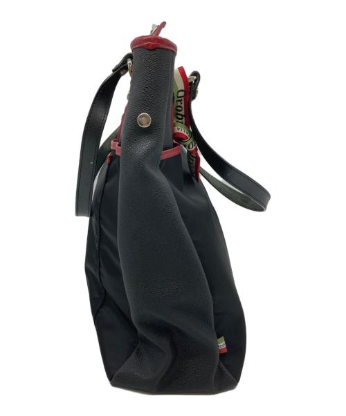 Orobianco（オロビアンコ）Orobianco (オロビアンコ) レザーコンビヘルメットバッグ ブラックの古着・服飾アイテム