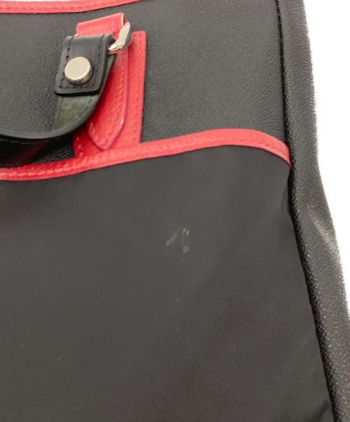 Orobianco（オロビアンコ）Orobianco (オロビアンコ) レザーコンビヘルメットバッグ ブラックの古着・服飾アイテム