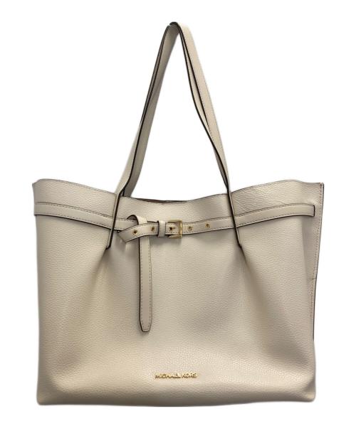 MICHAEL KORS（マイケル・コース）MICHAEL KORS (マイケル・コース) エミリアラージ トート ベージュの古着・服飾アイテム