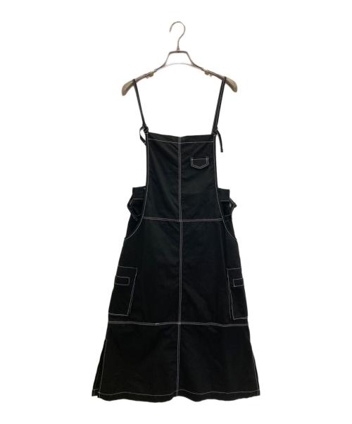 AMBERMADAM（アンバーマダム）AMBERMADAM (アンバーマダム) キャミソールワンピース ブラック サイズ:1の古着・服飾アイテム