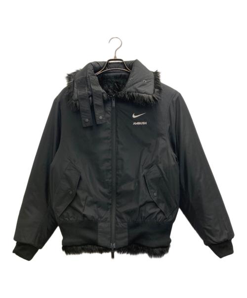 NIKE（ナイキ）NIKE (ナイキ) AMBUSH (アンブッシュ) Reversible Faux Fur Coat Jacket ブラック サイズ:Sの古着・服飾アイテム