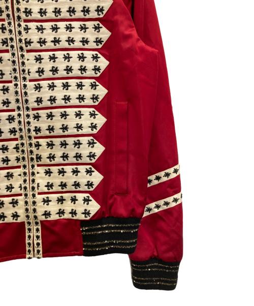 Saint Laurent Paris（サンローランパリ）Saint Laurent Paris (サンローランパリ) RED Officer Bomber Jacket レッド サイズ:42の古着・服飾アイテム