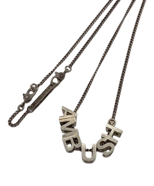 AMBUSH（アンブッシュ）AMBUSH (アンブッシュ) フォントロゴネックレス シルバーの古着・服飾アイテム