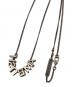 AMBUSH (アンブッシュ) フォントロゴネックレス シルバー：7000円