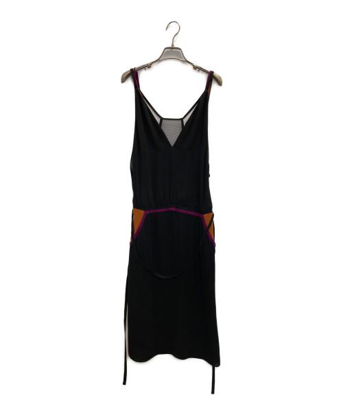 GUCCI（グッチ）GUCCI (グッチ) シルクレイーヤードワンピース ブラック サイズ:36の古着・服飾アイテム