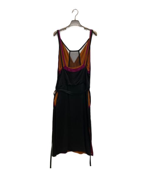 GUCCI（グッチ）GUCCI (グッチ) シルクレイーヤードワンピース ブラック サイズ:36の古着・服飾アイテム