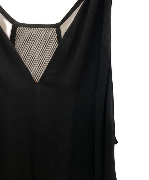 GUCCI（グッチ）GUCCI (グッチ) シルクレイーヤードワンピース ブラック サイズ:36の古着・服飾アイテム