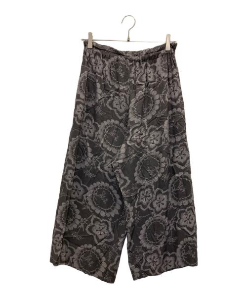 COMME des GARCONS（コムデギャルソン）COMME des GARCONS (コムデギャルソン) フラワープリントイージーパンツ グレー サイズ:表記なしの古着・服飾アイテム