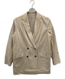 IENA（イエナ）の古着「ダブルブレストライトビッグジャケット」｜ベージュ