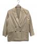 IENA（イエナ）の古着「ダブルブレストライトビッグジャケット」｜ベージュ