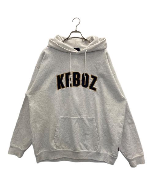 KEBOZ（ケボズ）KEBOZ (ケボズ) FREAK'S STORE (フリークスストア) ロゴパーカー グレー サイズ:XLの古着・服飾アイテム
