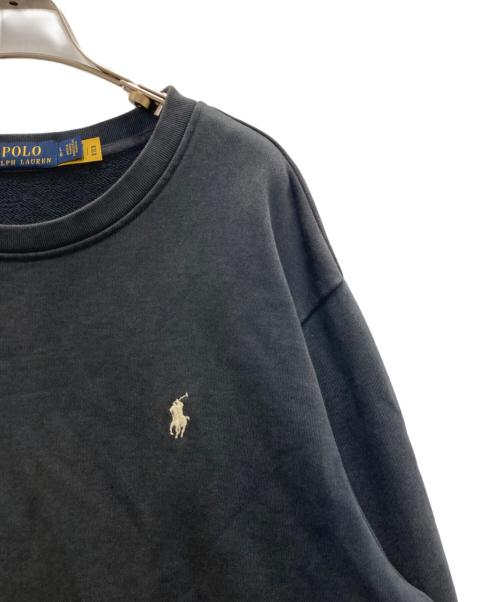 POLO RALPH LAUREN（ポロ・ラルフローレン）POLO RALPH LAUREN (ポロ・ラルフローレン) クルーネックスウェット ネイビー サイズ:Ⅼの古着・服飾アイテム