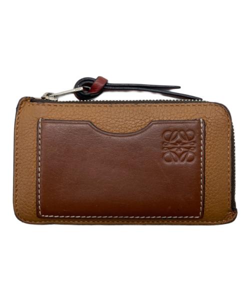 LOEWE（ロエベ）LOEWE (ロエベ) アナグラムコインカードホルダー ブラウンの古着・服飾アイテム