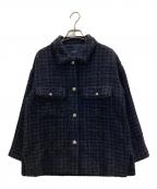 FRAMeWORKフレームワーク）の古着「ツイードジャケット」｜ネイビー