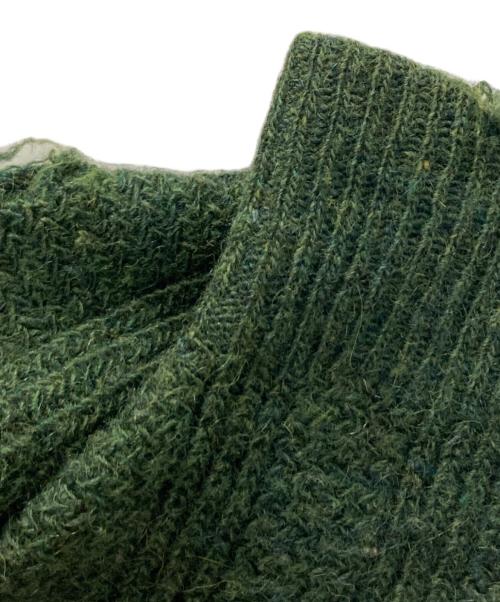 PURITAN SPORTS WEAR（プリタン スポーツ ウェア）PURITAN SPORTS WEAR (プリタン スポーツ ウェア) wool and acrylic metal button cardigan グリーン サイズ:Ⅿの古着・服飾アイテム