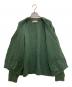 中古・古着 PURITAN SPORTS WEAR (プリタン スポーツ ウェア) wool and acrylic metal button cardigan グリーン サイズ:Ⅿ：8000円