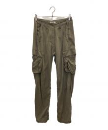 Whim Gazette（ウィムガゼット）の古着「リヨセルカーゴパンツ」｜カーキ