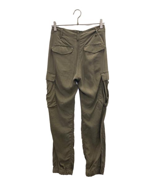 Whim Gazette（ウィムガゼット）Whim Gazette (ウィムガゼット) リヨセルカーゴパンツ カーキ サイズ:36の古着・服飾アイテム