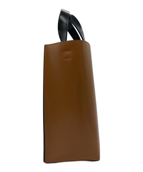 MARNI（マルニ）MARNI (マルニ) Museoミニバッグ ブラウン×ブラックの古着・服飾アイテム