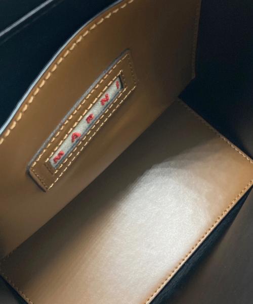 MARNI（マルニ）MARNI (マルニ) Museoミニバッグ ブラウン×ブラックの古着・服飾アイテム