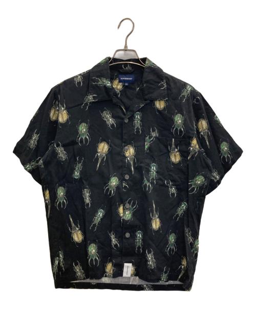 DESCENTE（デサント）DESCENTE (デサント) Aloha CAUCASUS TEXTILE SS SHIRT ブラック サイズ:1の古着・服飾アイテム