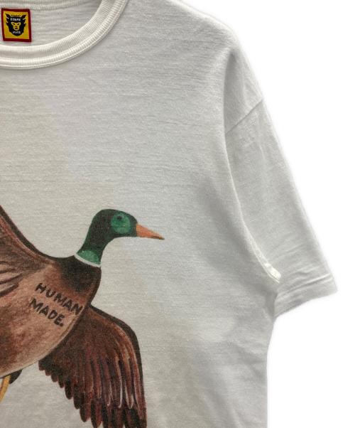 HUMAN MADE（ヒューマンメイド）HUMAN MADE (ヒューマンメイド) FLYNG DUCK Tee ホワイト サイズ:Lの古着・服飾アイテム