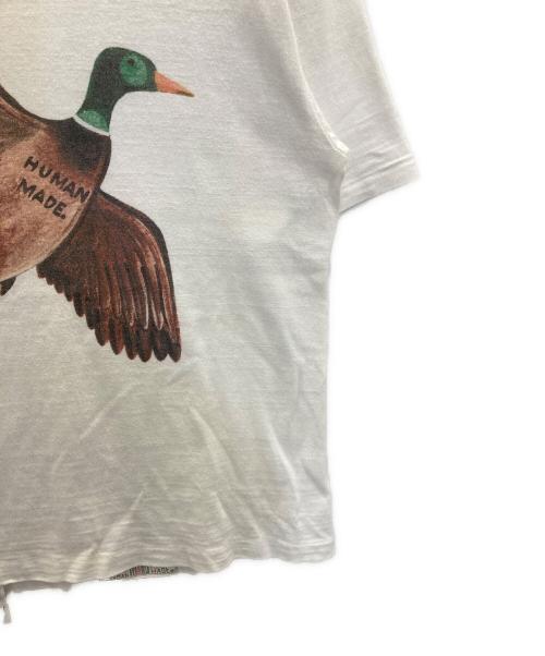 HUMAN MADE（ヒューマンメイド）HUMAN MADE (ヒューマンメイド) FLYNG DUCK Tee ホワイト サイズ:Lの古着・服飾アイテム