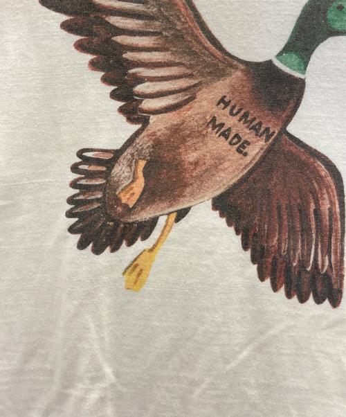 HUMAN MADE（ヒューマンメイド）HUMAN MADE (ヒューマンメイド) FLYNG DUCK Tee ホワイト サイズ:Lの古着・服飾アイテム