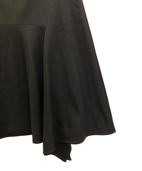 BLENHEIM（ブレンヘイム）BLENHEIM (ブレンヘイム) 変形フレアマキシスカート ブラック サイズ:Ⅿの古着・服飾アイテム