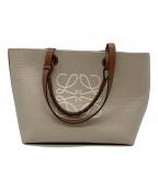 LOEWEロエベ）の古着「アナグラムトートバッグ」｜エクリュ×タン