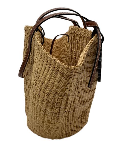 LOEWE（ロエベ）LOEWE (ロエベ) シェルバスケットバッグ ベージュの古着・服飾アイテム